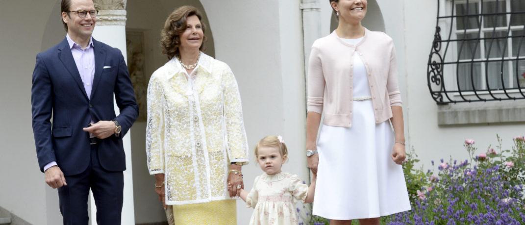 Aπό αριστερά: Ο πρίγκιπας Ντάνιελ, η βασίλισσα Σίλβια, η πριγκίπισσα Βικτόρια της Σουηδίας και η πριγκίπισσα Εστέλ/ Φωτογραφία: AP Images