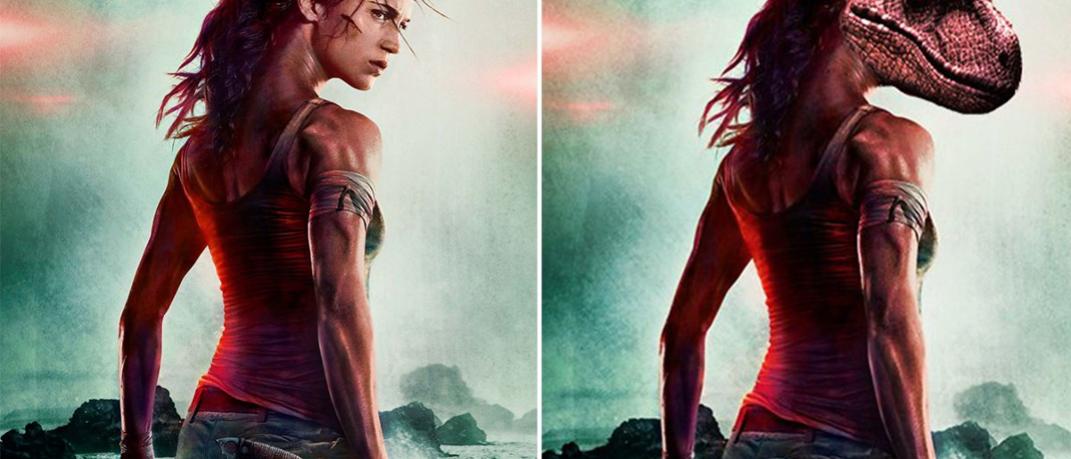 Σάλος με τον λαιμό της Alicia Vikander στη νέα αφίσα του «Tomb Raider» | 0 bovary.gr