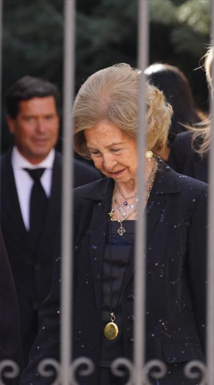 Η Βασίλισσα Σοφία στο μνημόσυνο της πριγκίπισσας Ειρήνης στη Μαδρίτη