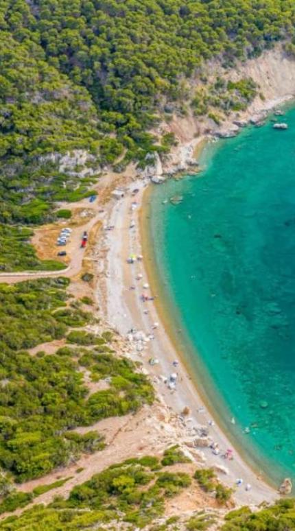Παραλία Σκαλωσιά, Λουτράκι