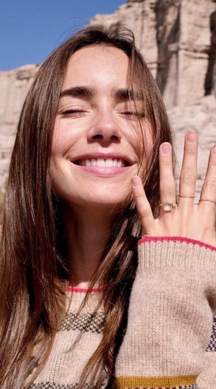 Η Λίλι Κόλινς Φωτογραφία/Instagram: @lilyjcollins