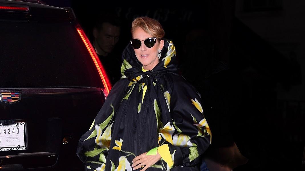 Η Σελίν Ντιόν με εντυπωσιακό παλτό και γυαλιά ηλίου