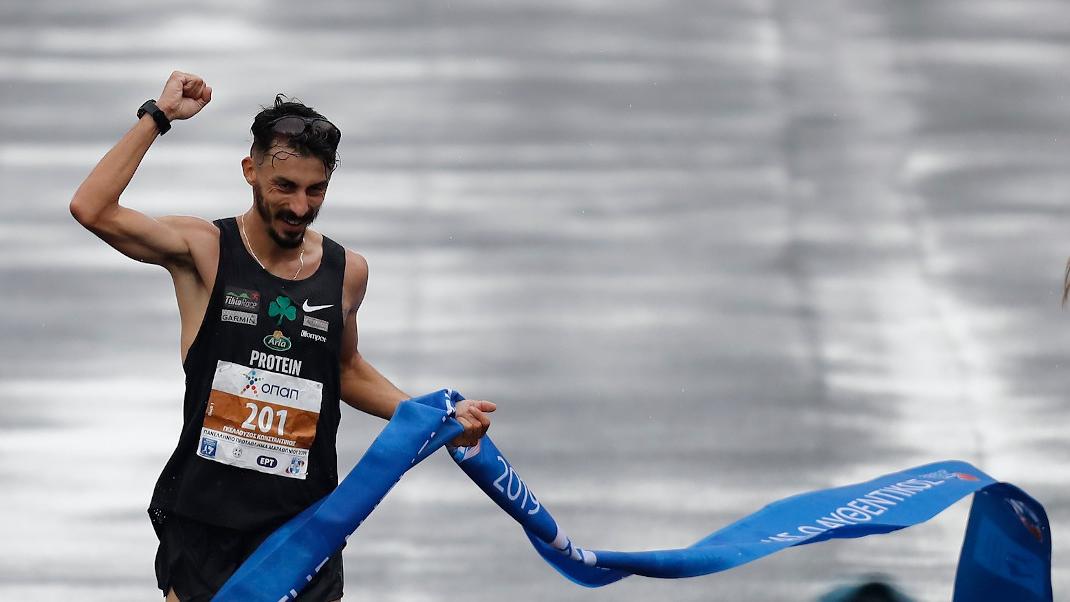 Ο Πρωταθλητής  Κωσταντίνος Γκελαούζος τερμάτισε τρίτος στον μαραθώνιο