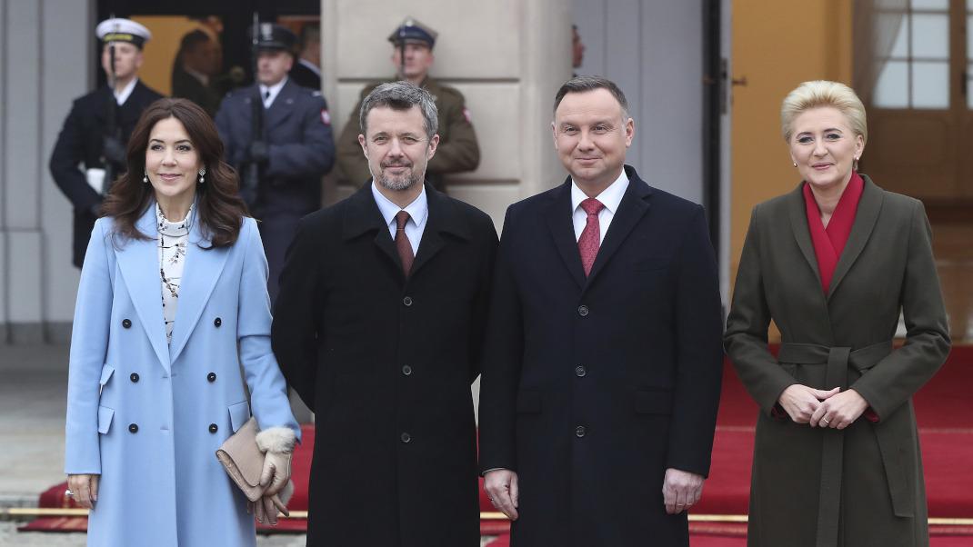 Η πριγκίπισσα Μαίρη και ο πρίγκιπας Φρέντερικ στη Βαρσοβία