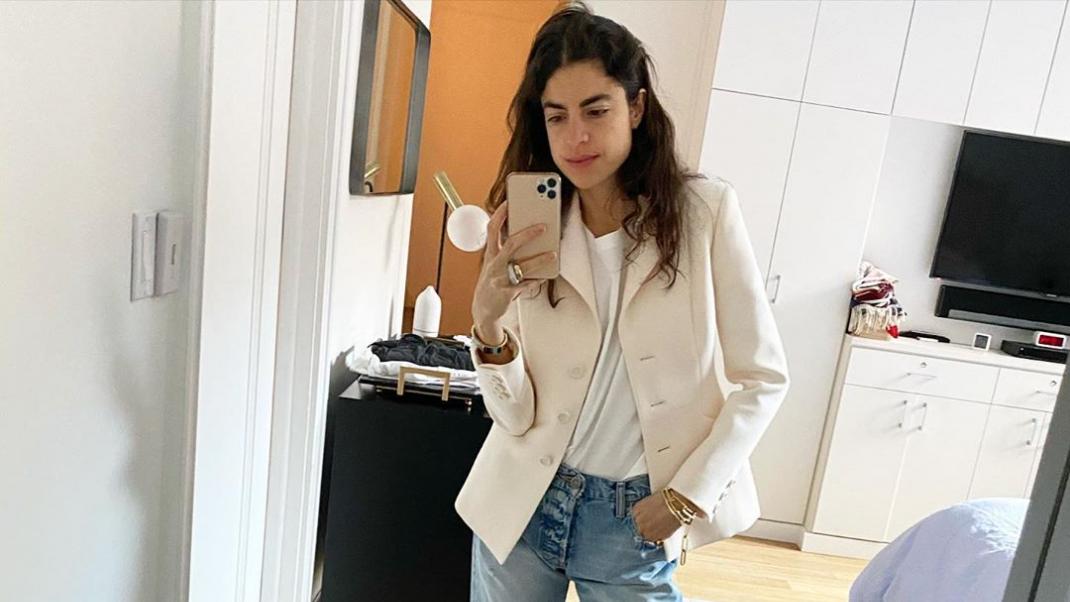 η Leandra Medine στο σπίτι της