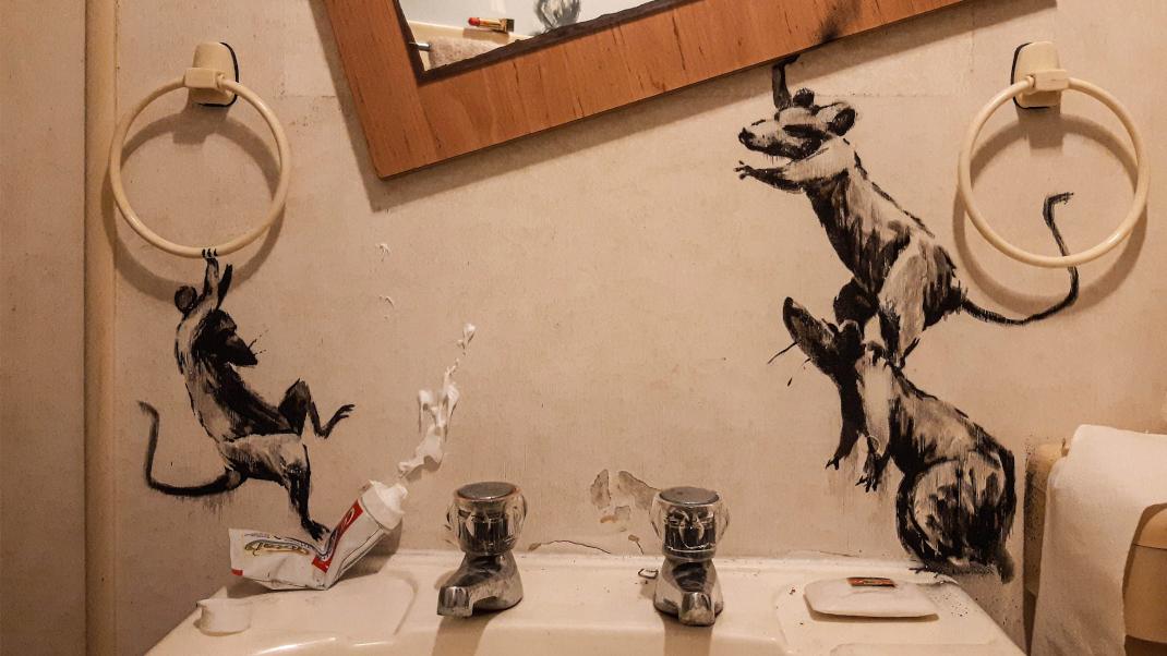 Banksy ποντίκια installation