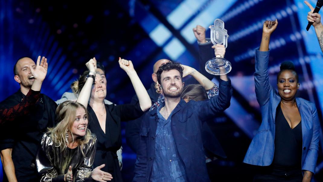 Duncan Laurence στη σκηνή της Eurovision