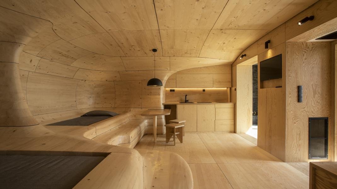 Tenon Architects ξύλινη σπηλιά