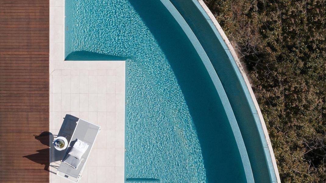 Pools from above