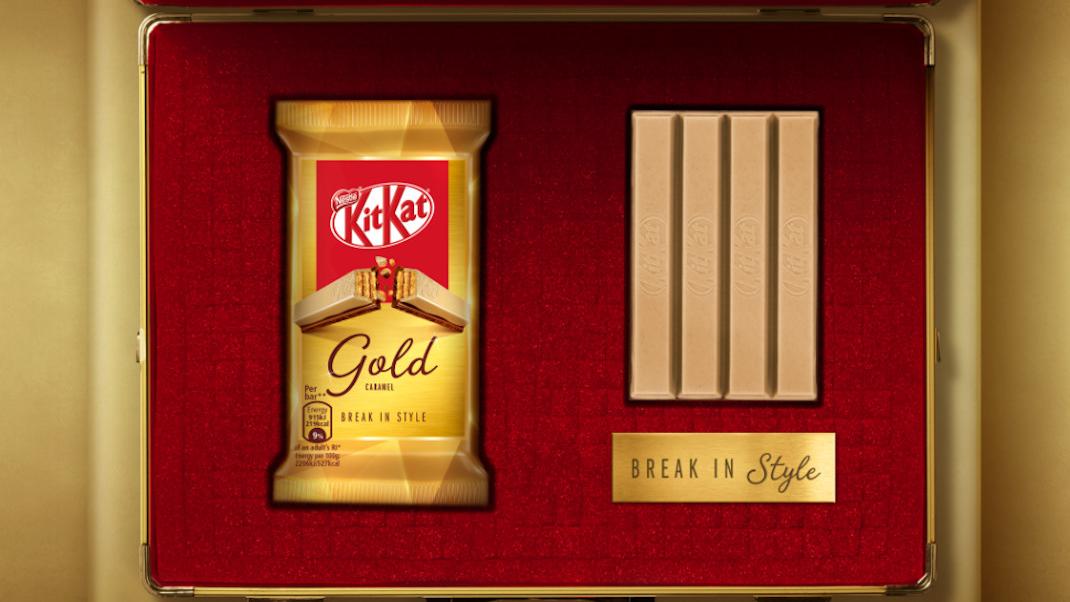 Η νέα KitKat Gold είναι εδώ, για να απογειώσει τα διαλείμματά μας. 