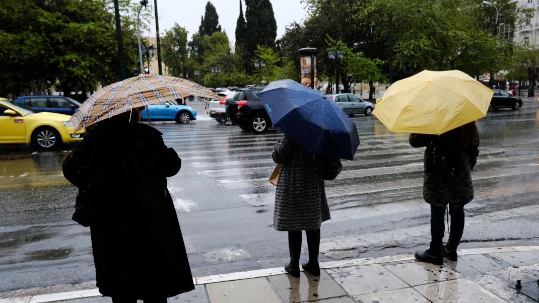 Βροχή στην Αθήνα 