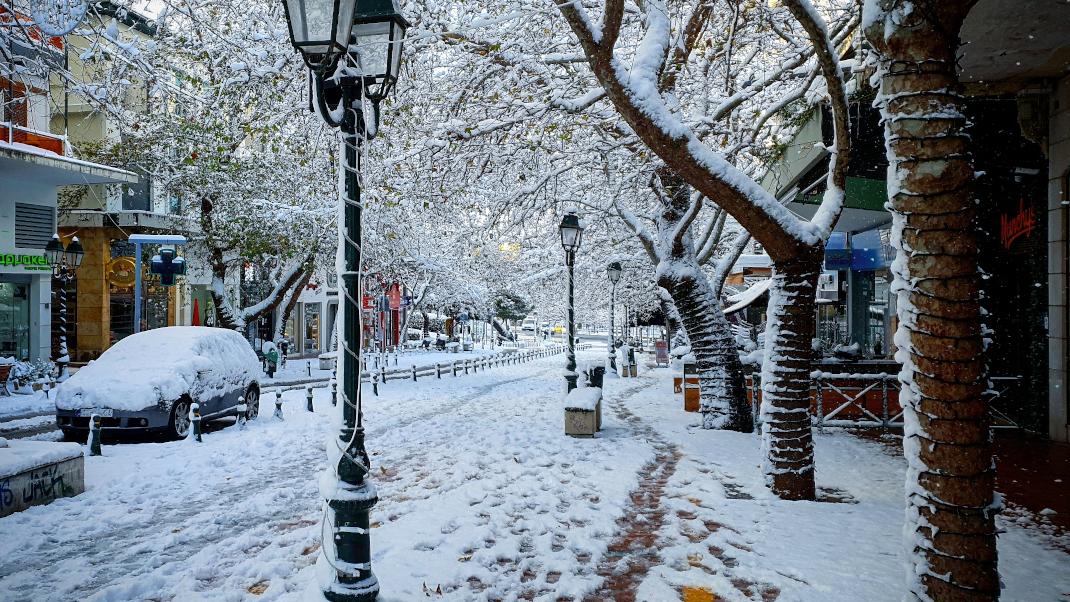 Χιόνι στην Αθήνα 