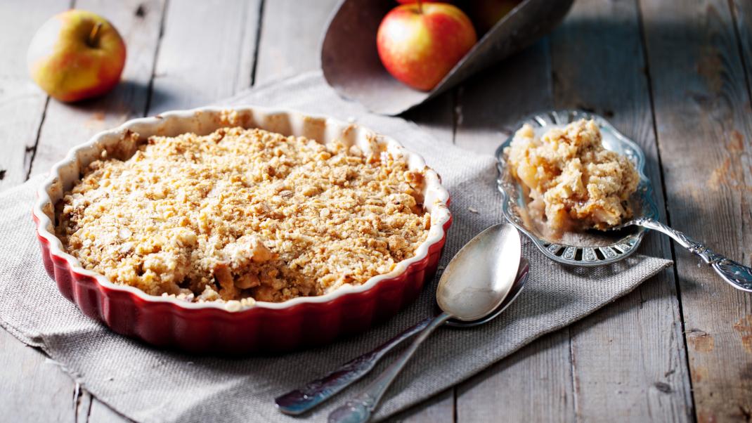 Apple crumble