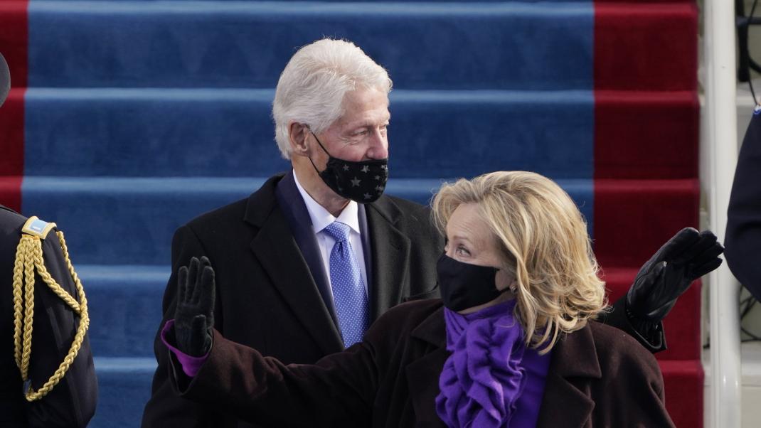 O Μπιλ με την Χίλαρι Κλίντον