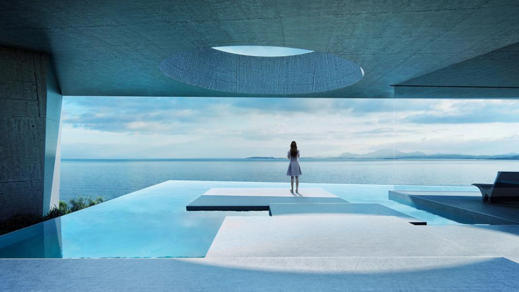 Villa aquatica Corfu design house