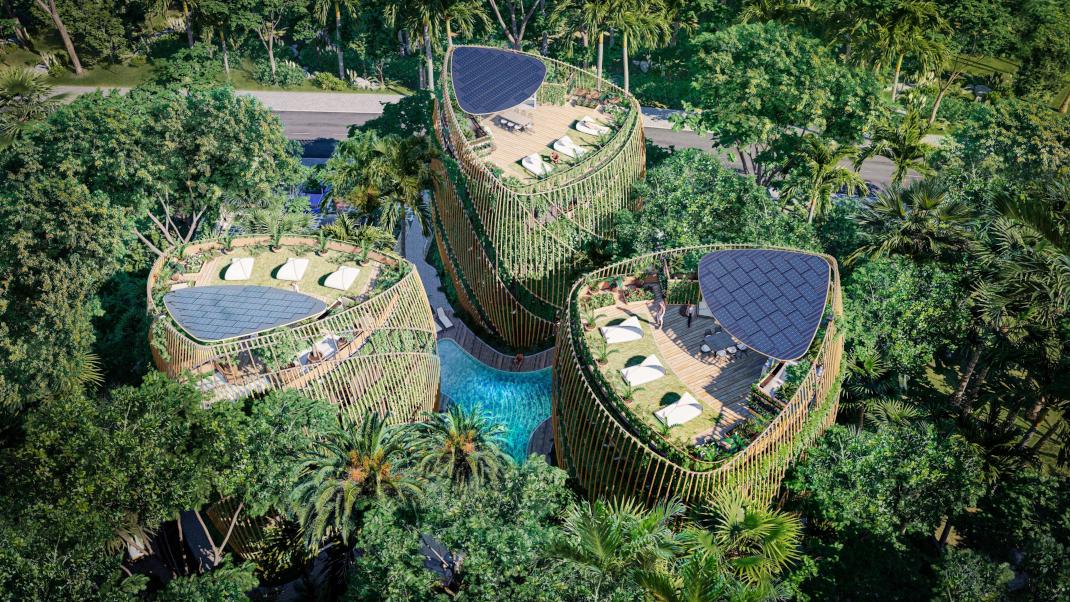 Eco building in Mexico