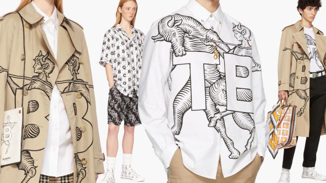 burberry X SSense new capsule collection lettering 2021