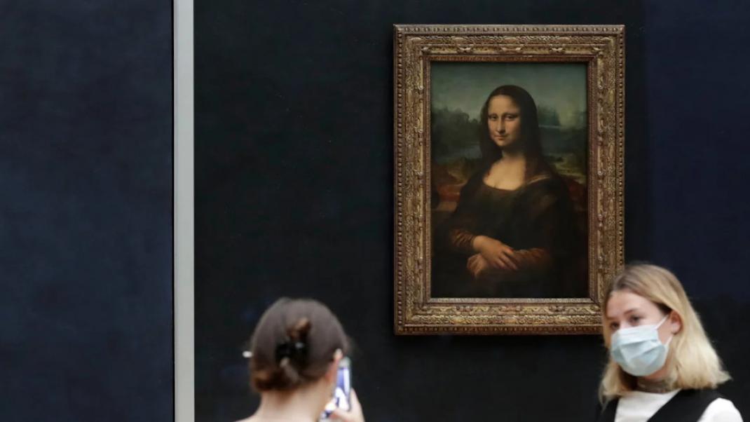 Ο διάσημος πίνακας της Τζοκόντα στο Μουσείο του Λούβρου