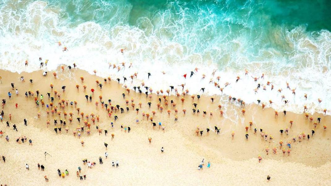 Mediterranean Sea from above 