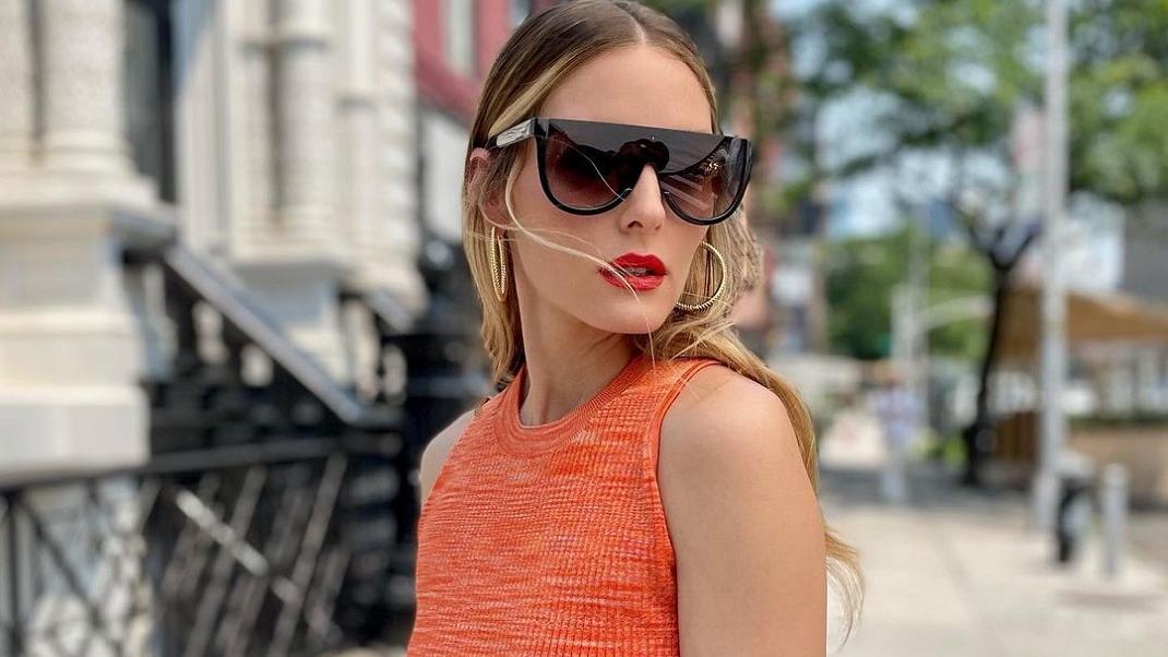 Κόκκινα χείλη της Olivia Palermo