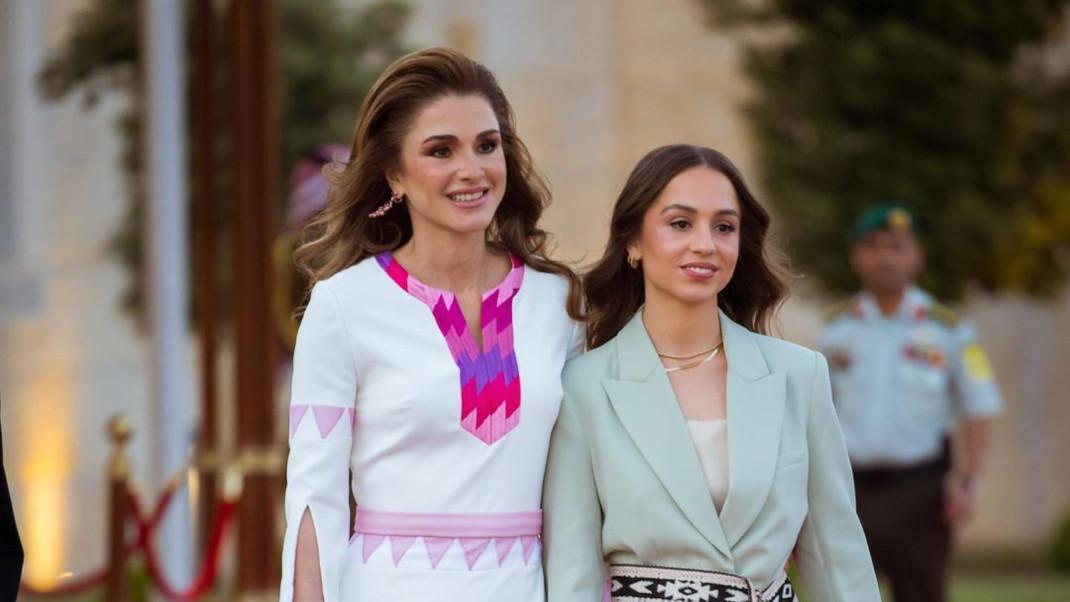 H βασίλισσα Ράνια της Ιορδανίας με την κόρη της