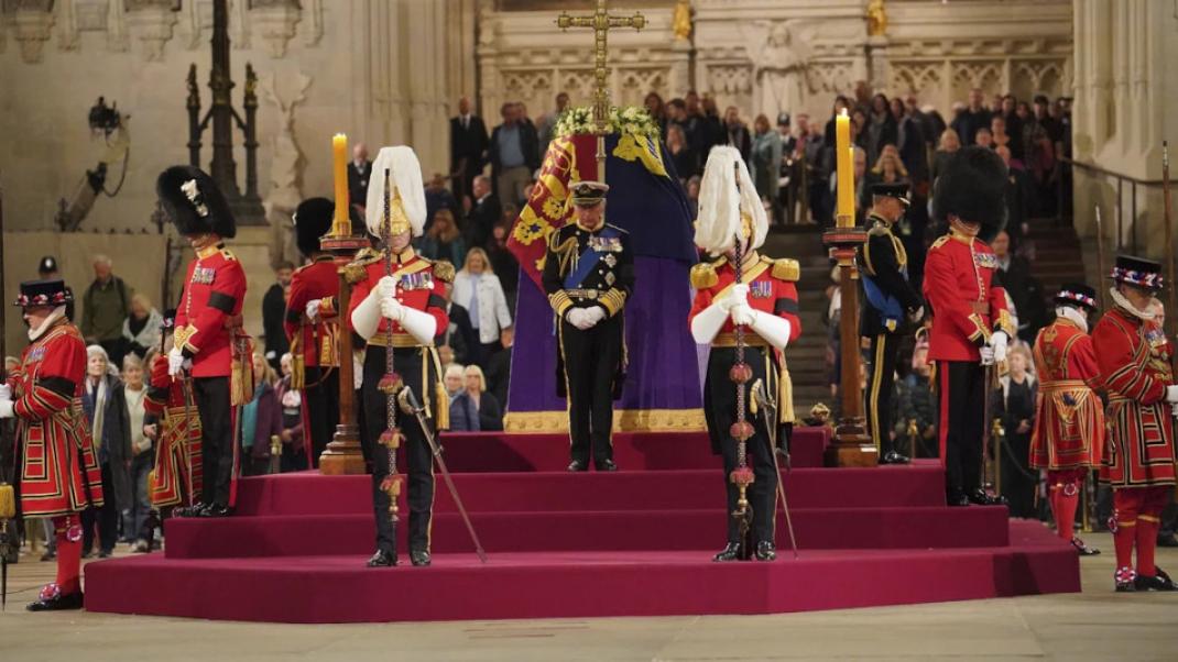 Όλα έτοιμα για τη κηδεία της βασίλισσας Ελισάβετ / φωτογραφία Associated Press