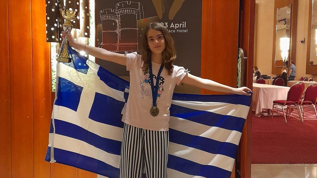 Ευαγγελία Σίσκου: Το 11χρονο κορίτσι που αναδείχθηκε παγκόσμια πρωταθλήτρια στο σκάκι 