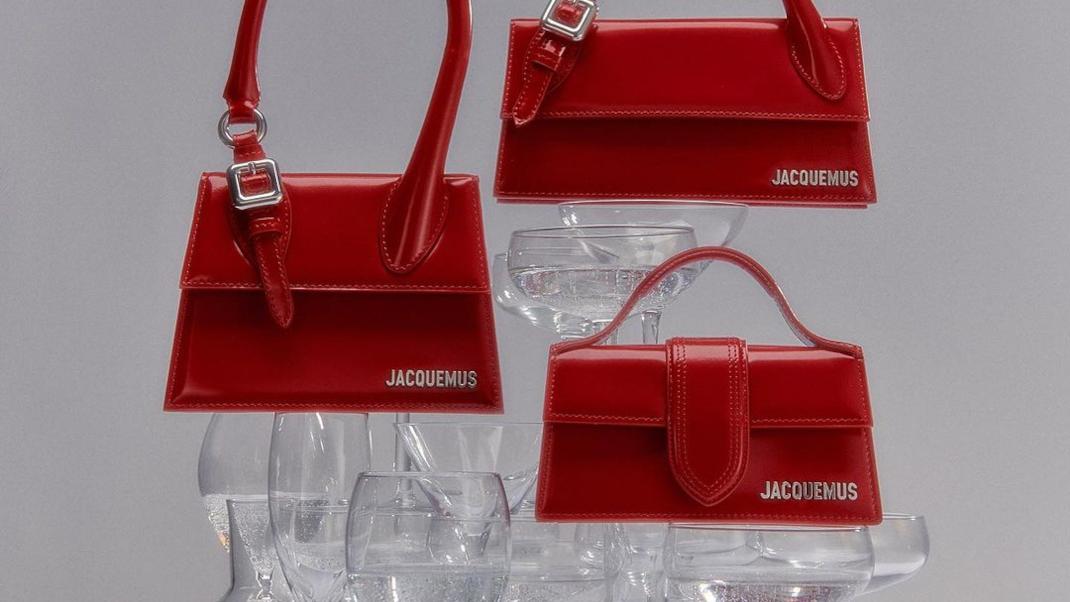 κόκκινες τσάντες Jacquemus