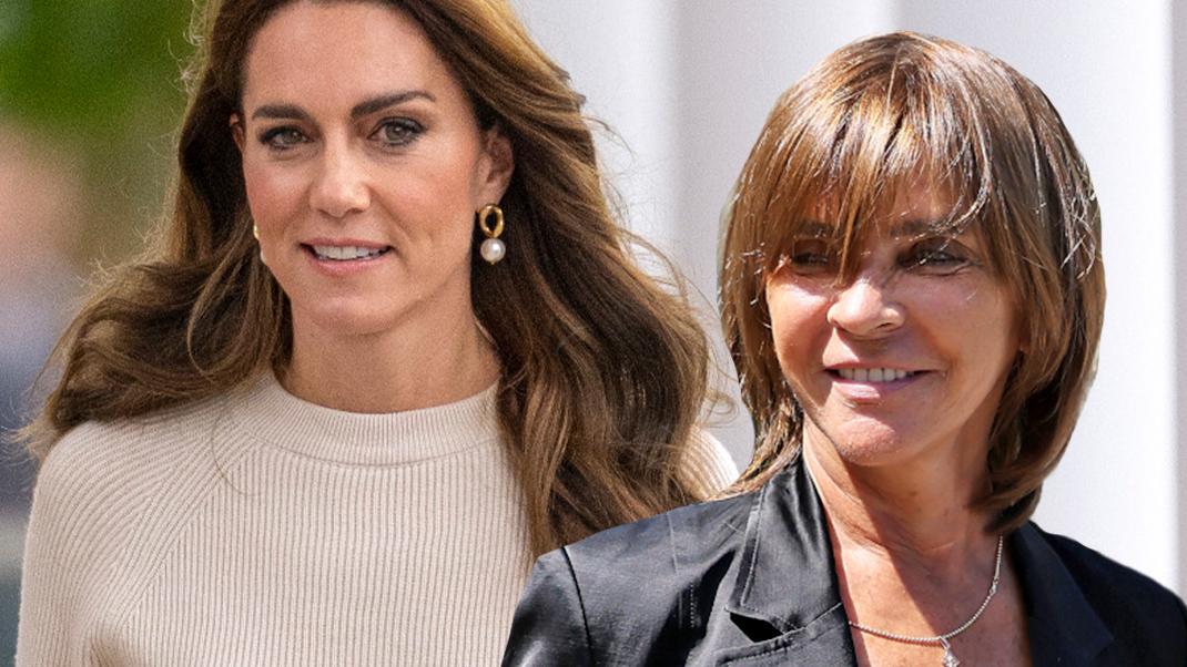 Η πρώην αρχισυντάκτρια της γαλλικής Vogue, Carine Roitfeld και η Κέιτ Μίντλετον