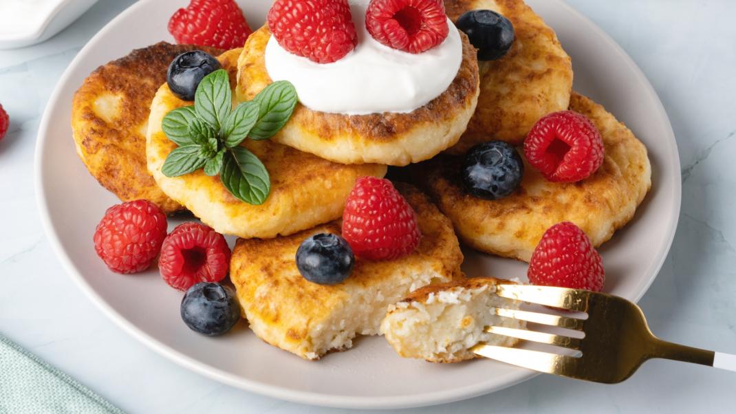 Pancakes με cottage cheese/Φωτογραφία: Shutterstock