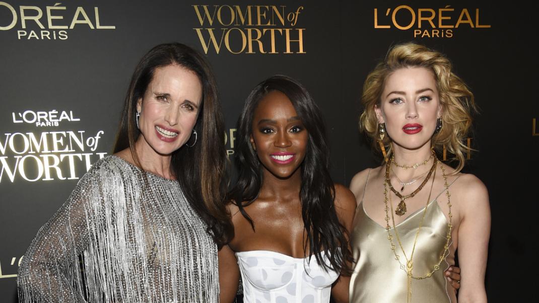 Andie MacDowell, Aja Naomi King, Amber Heard, Φωτογραφία: Evan Agostini/AP images