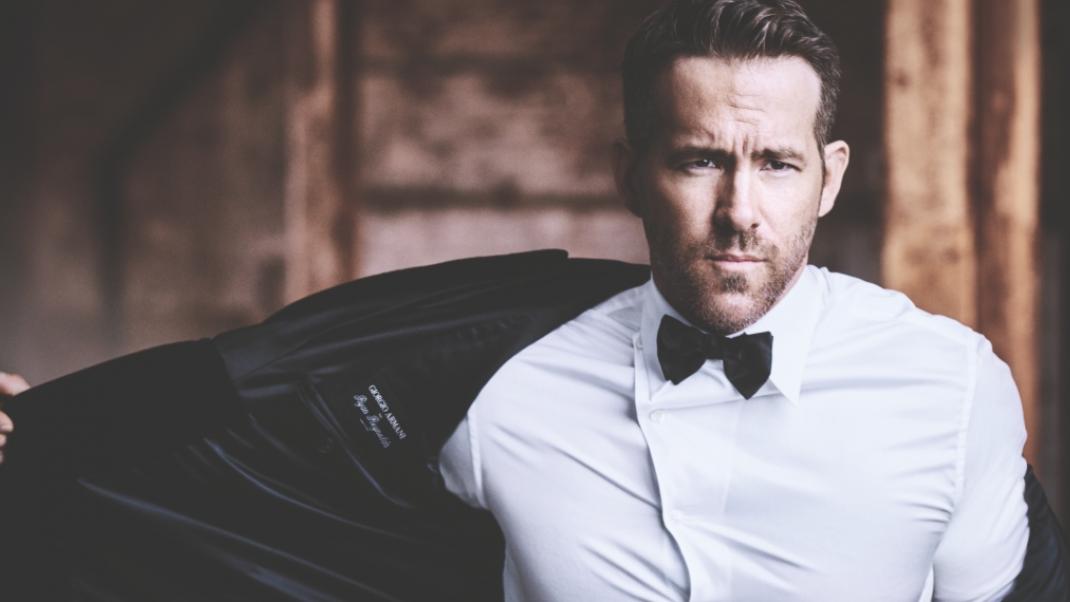 O Ryan Reynolds στην καμπάνια του αρώματος Armani Code