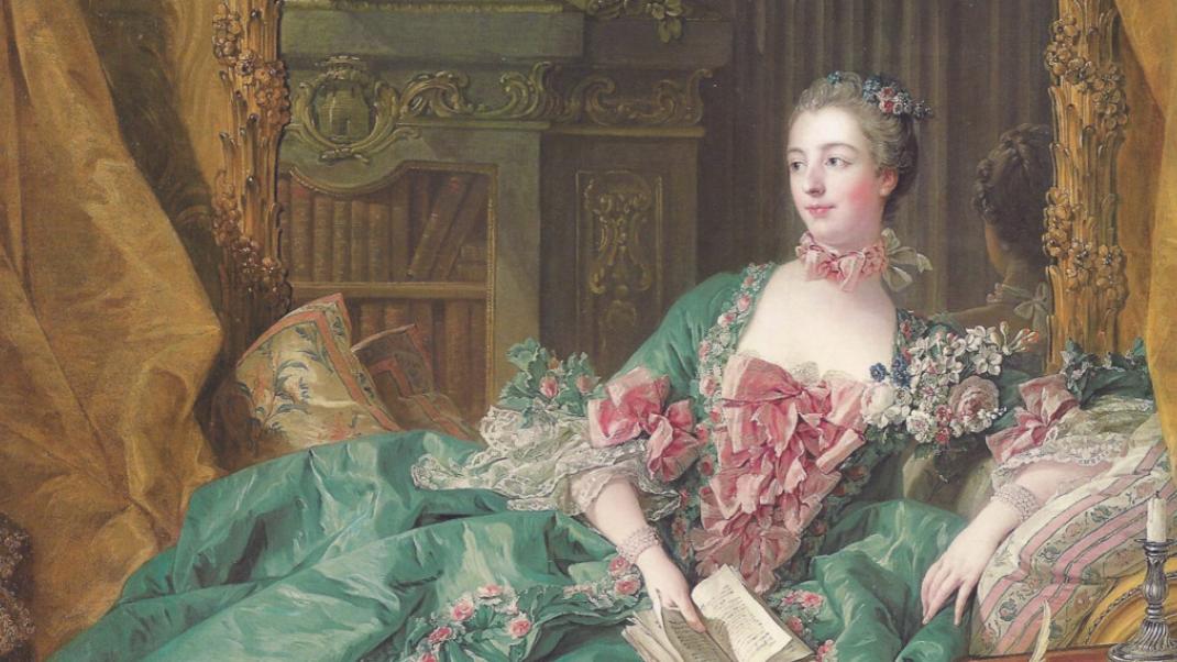 Madame de Pompadour/Portrait by François Boucher