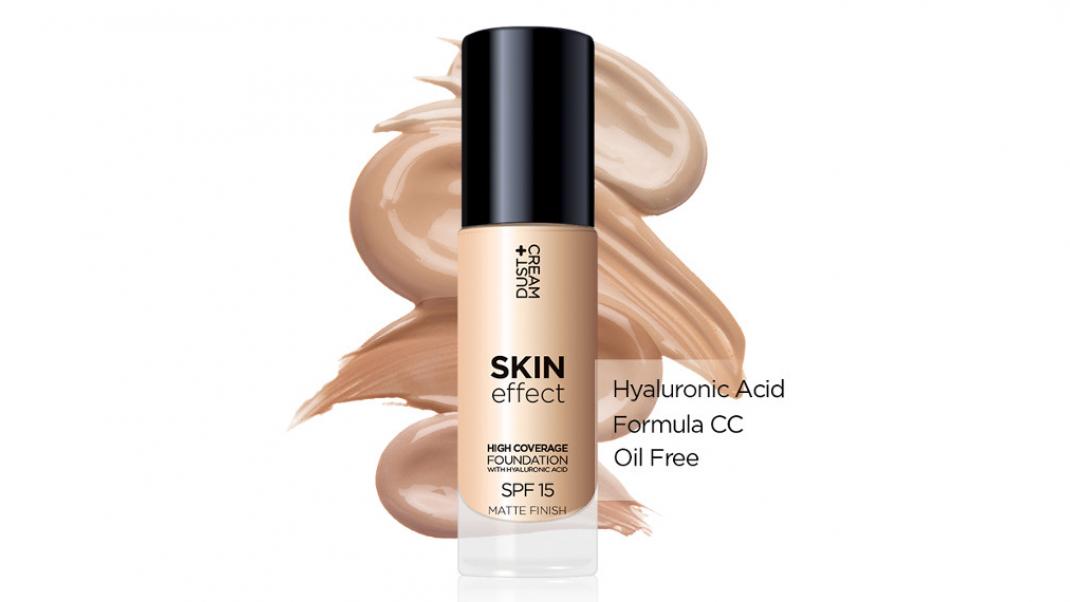 Η DUST+CREAM παρουσιάζει το νέο SKIN EFFECT Foundation με SPF15 | 0 bovary.gr