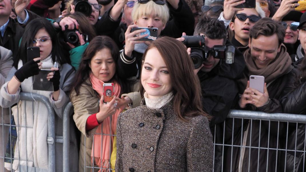 Η Emma Stone στο σόου της Louis Vuitton στο Παρίσι, Φωτογραφία: Splash/Ideal image