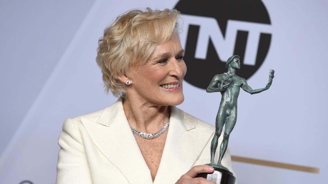 H Glenn Close στα βραβεία SAG, Φωτογραφία: ΑP images/Jordan Strauss