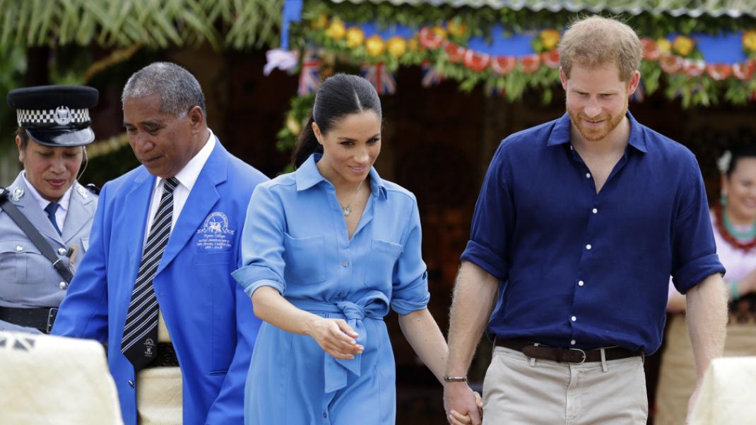 Ο πρίγκιπας Χάρι και η Μέγκαν Μαρκλ/ Φωτογραφία: AP