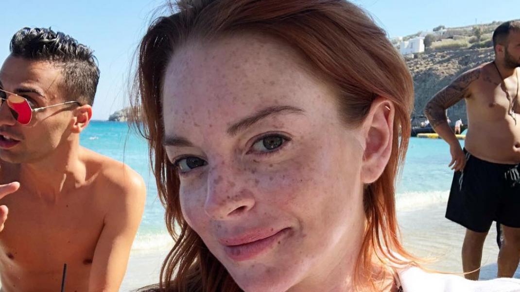 H Λίντσεϊ Λόχαν στη Μύκονο, Φωτογραφία: lindsaylohan/instagram