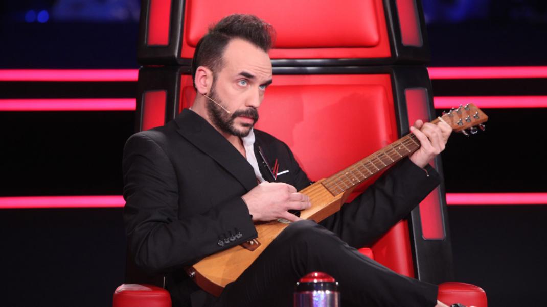 O Πάνος Μουζουράκης στο The Voice, Φωτογραφία: ΝDP Photo agency