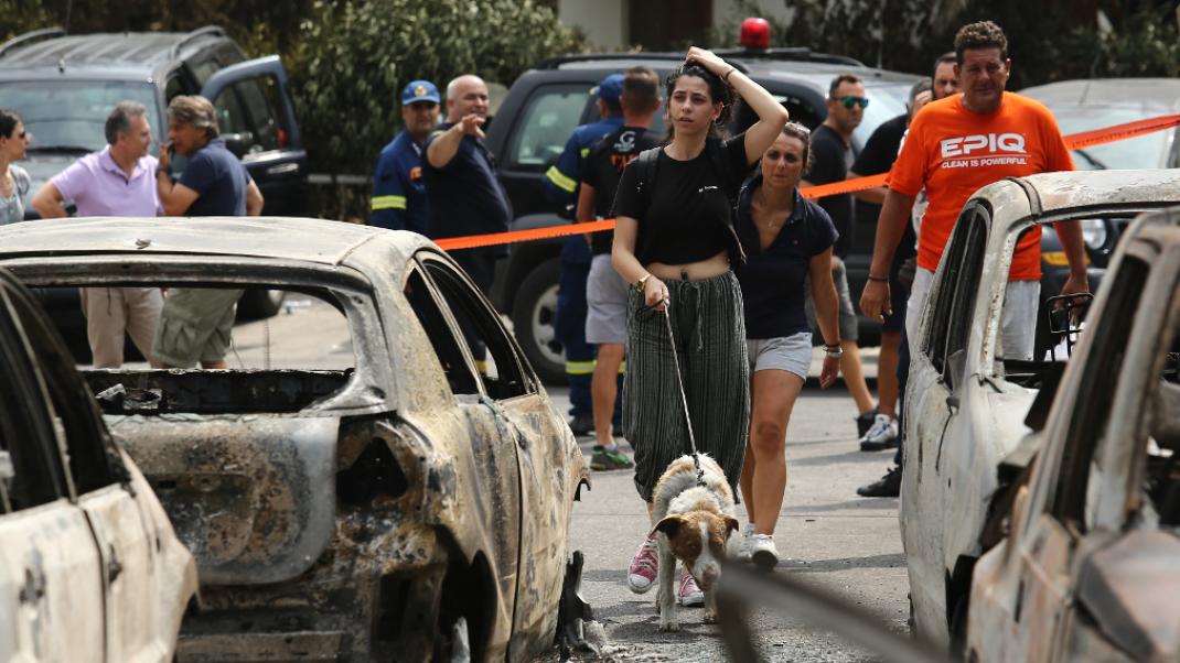 H επόμενη μέρα στην Ανατολική Αττική. Φωτογραφία: Λιάκος Γιάννης