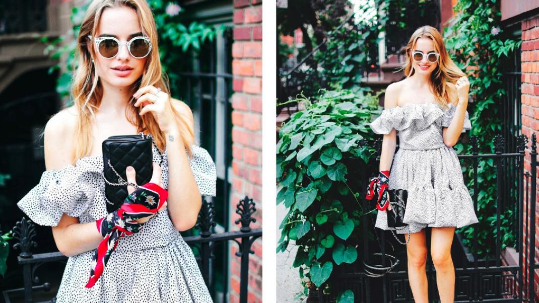 Η διασημότερη ρωσίδα fashion μπλόγκερ ήρθε στη Μύκονο  | 0 bovary.gr