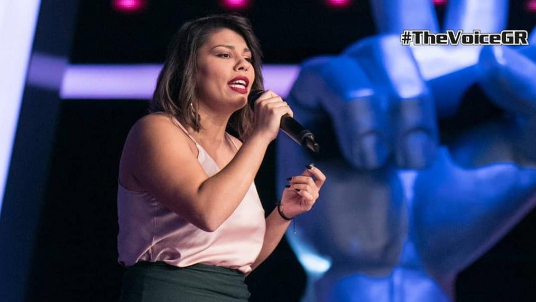 Η Λαμπρινή Αννίση στo «The Voice», Φωτογραφία: thevoiceofgreece/instagram