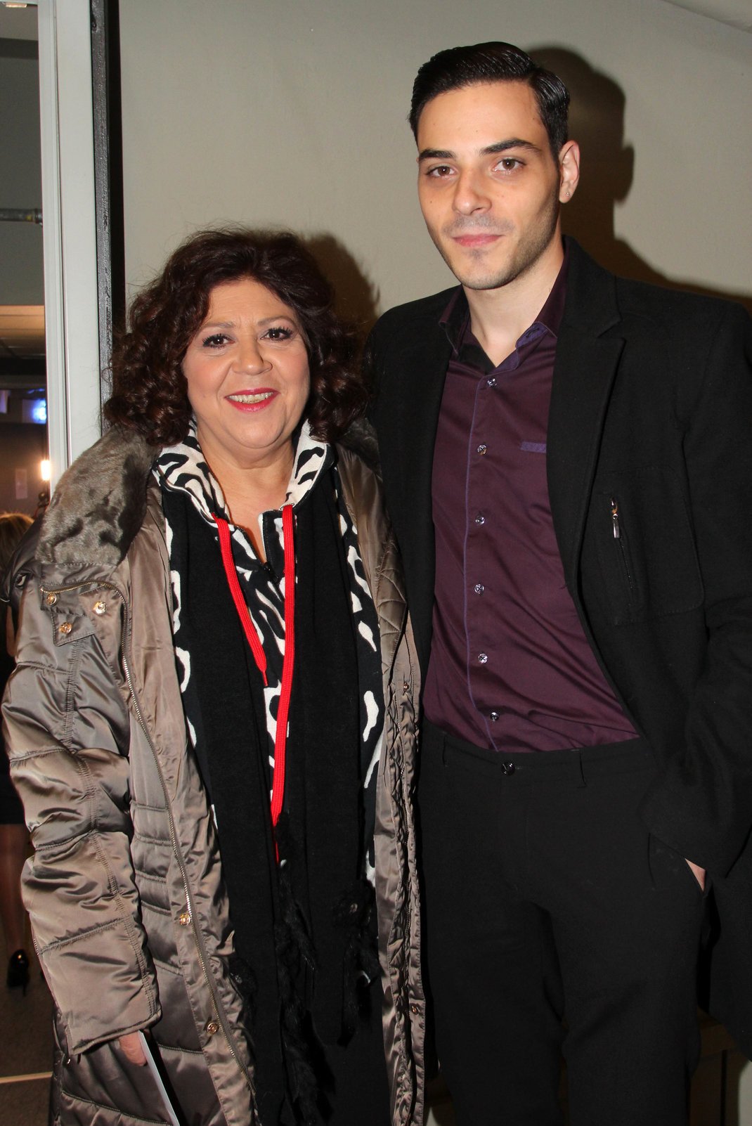 Η Χριστίνα Τσάφου με τον γιο της, Χρήστο /NDP Photo Agency