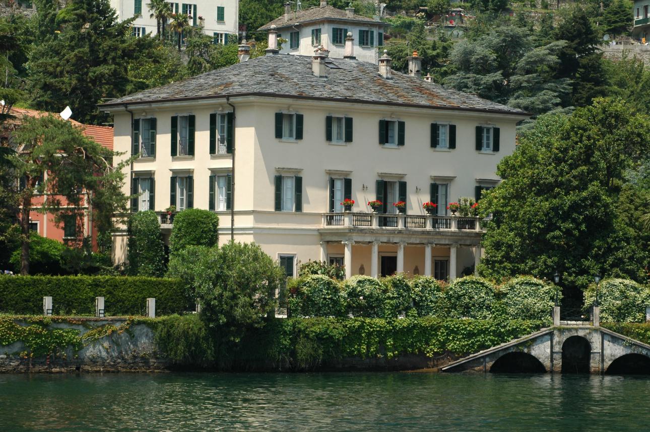 wikipedia,George Clooney, villa, Como