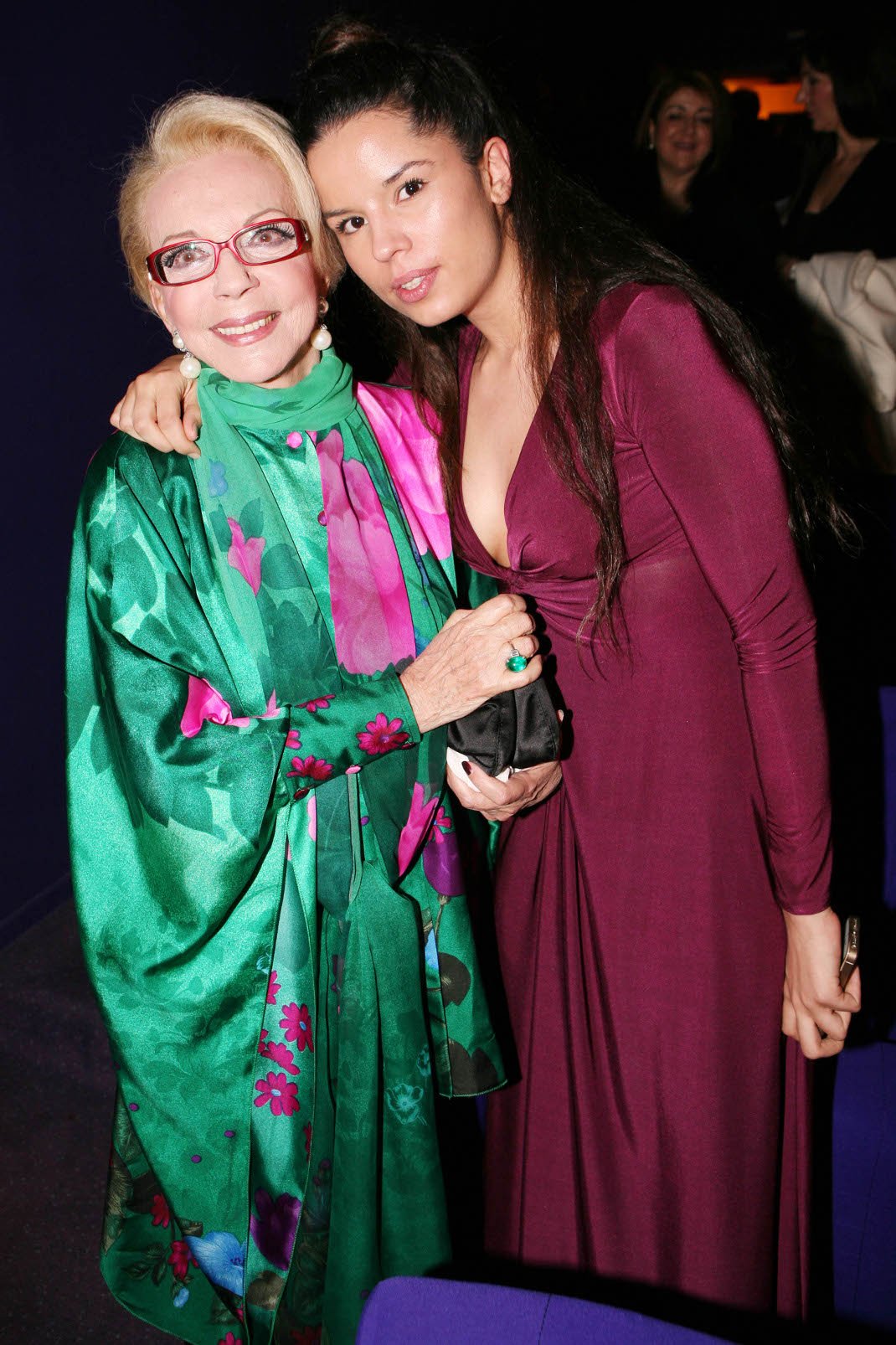 Νόνικα Γαληνέα με την εγγονή της Νόνικα Τσαπέλα, Φωτογραφία: NDP photo agency
