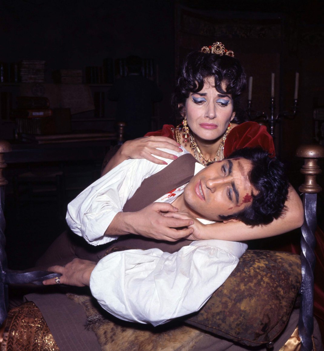 Η Μαρία Κάλλας στο οπερατικό της φινάλε στο Κόβεντ Γκάρντεν, στις 5 Ιουλίου 1965. Φωτογραφία: AP