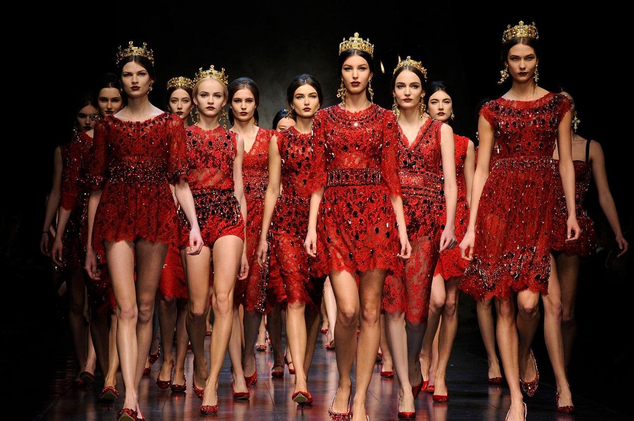 Dolce & Gabbana women's Fall-Winter 2013-14 collection /apimages
