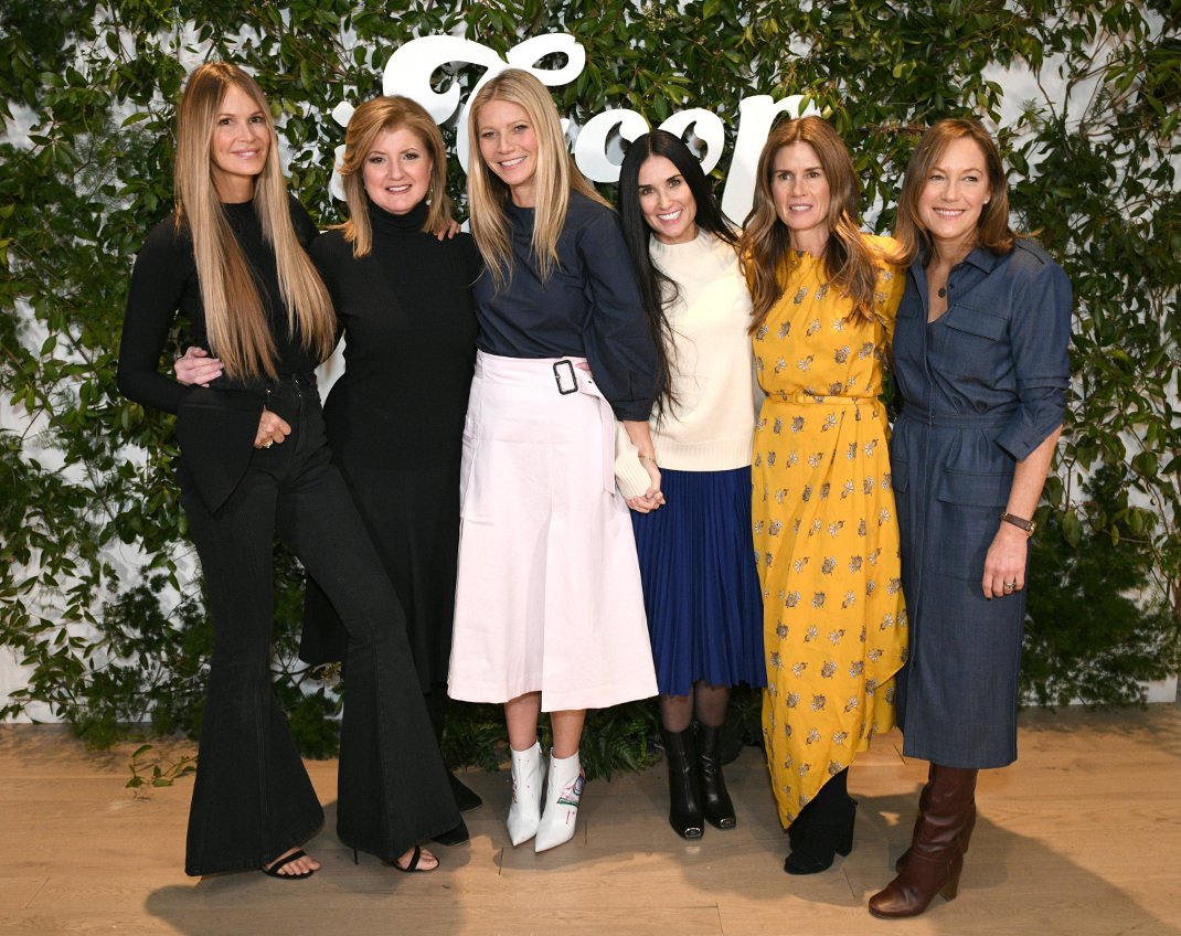 Getty Images/Ιdeal Image. Aπό αριστερά: Elle Macpherson, Arianna Huffington, Gwyneth Paltrow, Demi Moore, Gucci Westman, Gregg Renfrew