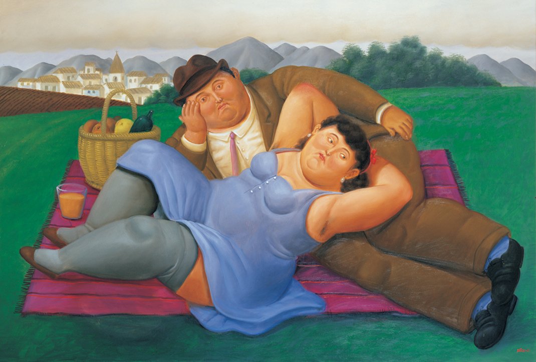 Πικ Νικ. Πίνακας του Fernando Botero. 2001