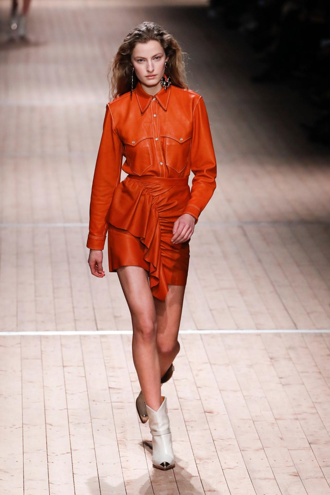 Μοντέλο στο show Isabel Marant F/W 2018/Φωτογραφία Splash/ Ideal Image